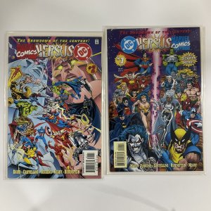 DC VERSUS MARVEL MARVEL VERSUS DC LOT SET OF 1 & 2 NM DC COMICS MARVEL 1996