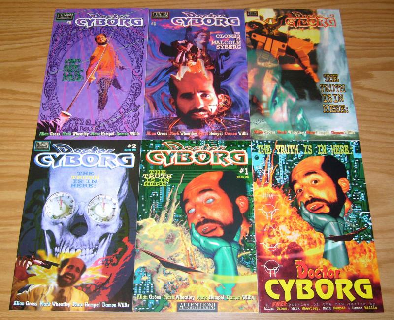 Doctor Cyborg #1-5 VF/NM complete series + preview - mark wheatley - marc hempel