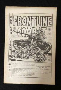 Frontline Combat 15 Cover Portfolio Russ Cochran EC comics 1983