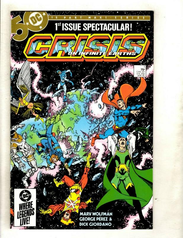 Crisis On Infinite Earths Complete DC Comics # 1 2 3 4 5 6 7 8 9 10 11 12 NM GK5