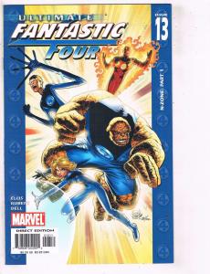 Lot of 7 Ultimate Fantastic Four Marvel Comic Books #7 8 9 10 11 12 13 BH28