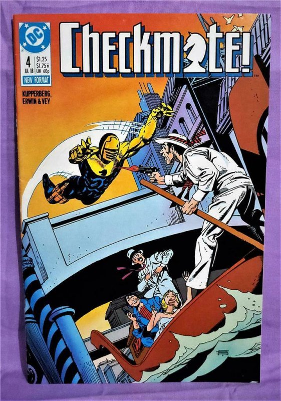 Copper Age DC Paul Kupperberg CHECKMATE! #1 - 4 Steve Erwin (DC, 1988)!