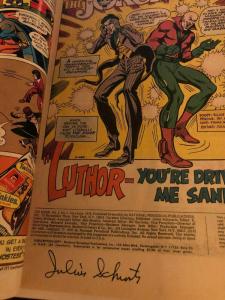 The Joker # 7 VF DC Comic Book SIGNED By Julius Schwartz Batman Gotham J371