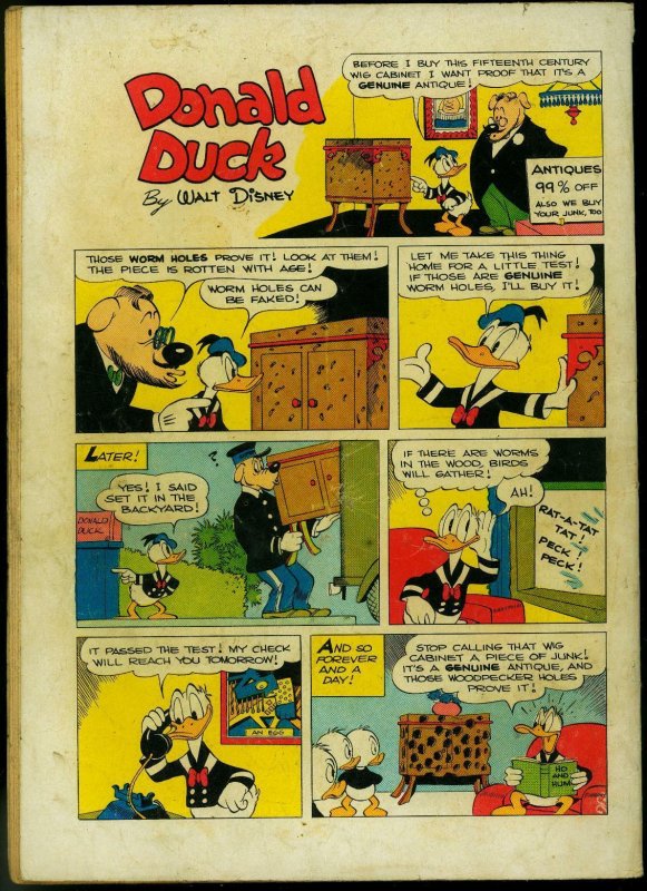 Donald Duck in Sheriff of Bullet Valley- Four Color Comics #199 1948 VG