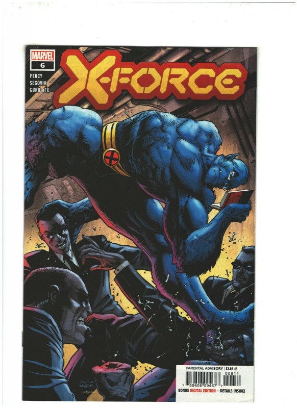 X-Force #6 VF/NM 9.0 Marvel Comics 2020 Wolverine, Domino & Beast 1st Print