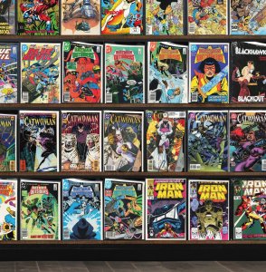 Huge Lot 140+ Comics with Blue Devil, Catwoman, The Fly, Iron Man & More!
