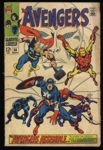 Avengers #58 2nd Appearance Vision!
