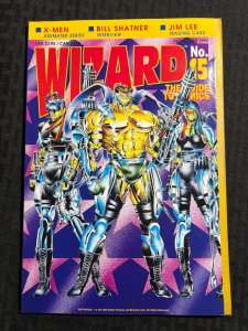 1992 WIZARD Comics Magazine #15 FN+ 6.5 Portacio Wetworks Poster NO INSERTS