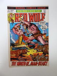 Red Wolf #4 (1972) VF condition