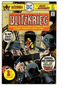 3 Blitzkrieg DC Comic Books # 1 2 3 War Comics World War II Germany Nazi WM6