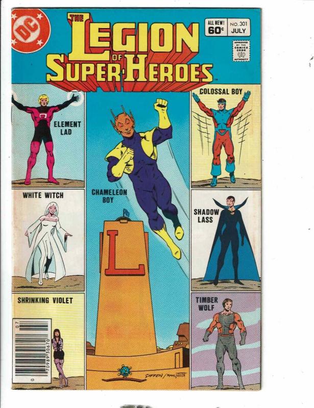 6 Tales Of Legion Of Super-Heroes DC Comic Books # 296 301 302 303 304 305 JG4