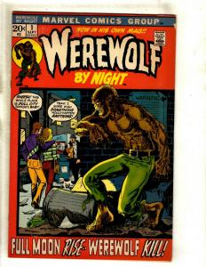 Werewolf By Night # 1 FN Marvel Comic Book Monster Horror Fear Scary Ploog RS1