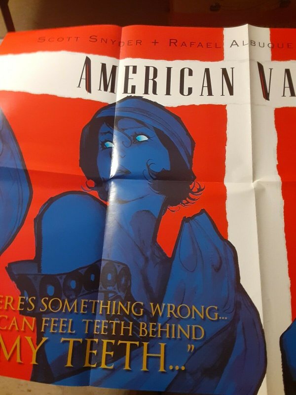 American Vampire Promo Poster Vertigo Series by  Stephan King and Scott Snyder