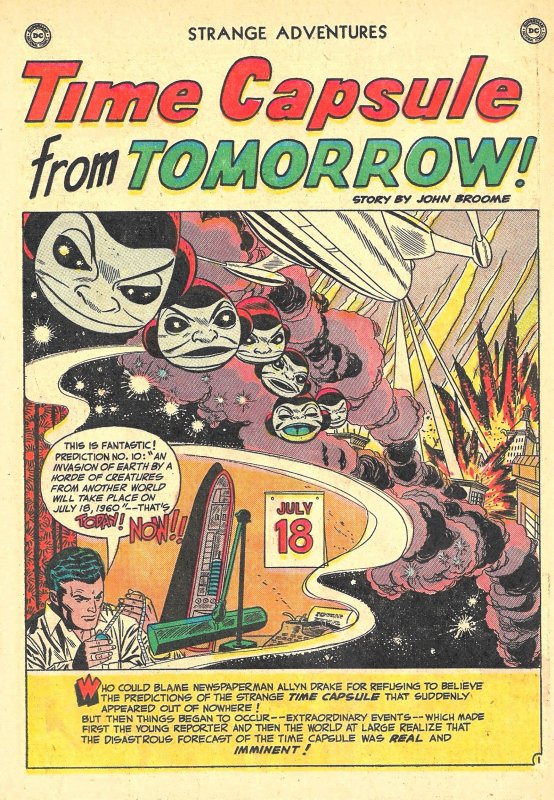 STRANGE ADVENTURES #8 (May1951) 4.5 VG+ SciFi from G. Fox!  G. Kane!  A. Toth!