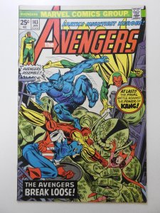 The Avengers #143 (1976) vs Kang in the Old West! Sharp MVS Intact! Fine Cond!