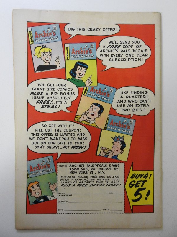 Archie's Madhouse #24 (1963) VG- Condition see description
