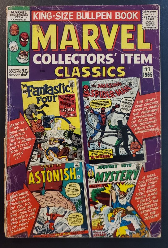 Marvel Collectors' item Classics 1 (1965)