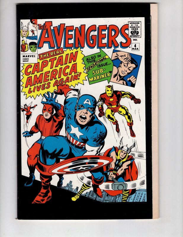Captain America #400 Anniversary Issue - Also Reprints Avengers #4