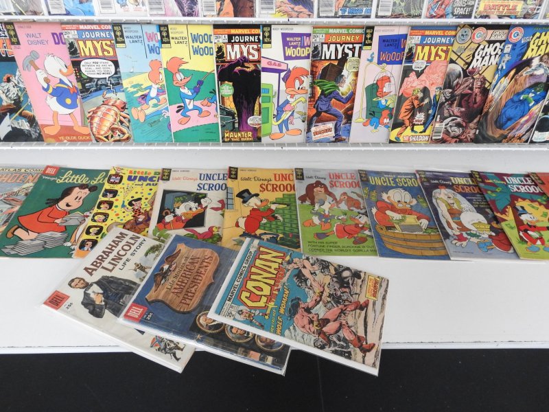 Huge Lot 130+ Comics W/ Uncle Scrooge, Marvel's Greatest Comics, +More! ...