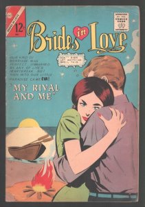 Brides in Love #41 1964-Charlton-Beach side camp fire cover-terrific art, spi...