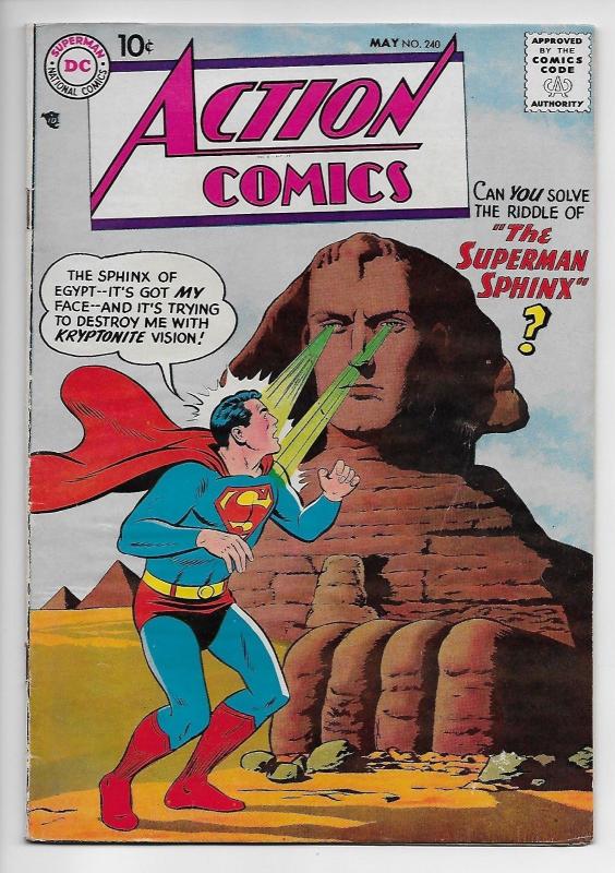 Action Comics #240 (DC, 1958) FN+