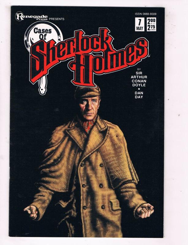 Cases Of Sherlock Holmes #7 VF/NM Renegade Comics Comic Book May 1986 DE47 AD33