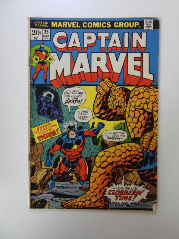 Captain Marvel #26 (1973) VG condition