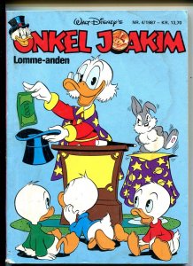 Onkel Joakim #4 1987-Disney-Danish-Uncle Scrooge-Carl Barks-Mickey Mouse-G/VG