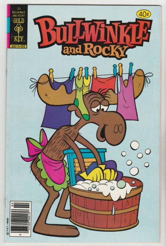 Bullwinkle and Rocky #25 (Feb-80) NM Super-High-Grade Rocket J Squirrel, Bull...