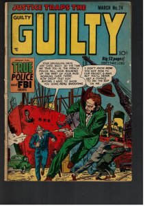 Justice Traps the Guilty #24 (1951)Stains on back cover VG