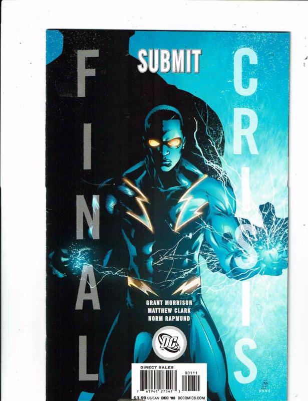 Lot of 2 Final Crisis DC Comic Books #1 Secret Files+1 Submit KS3