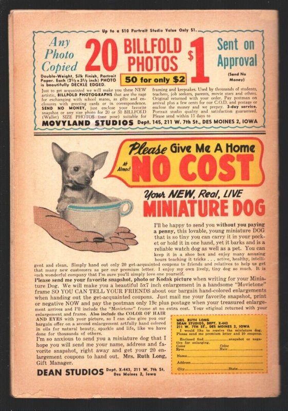 Exploits of Daniel Boone #5 1956-Quality-Indian fights-VG