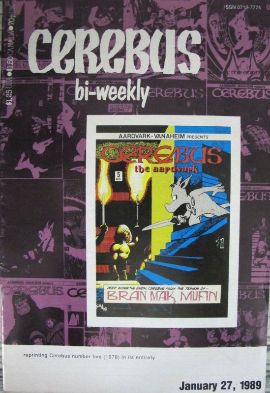 Cerebus Bi Weekly #5 Aardvark Vanaheim Copper Age Comics 1989 VF