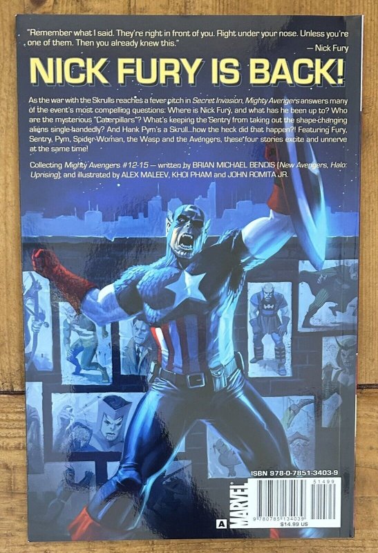 The Mighty Avengers Secret Invasion Book 1 Marvel Comics Trade Paperback TPB