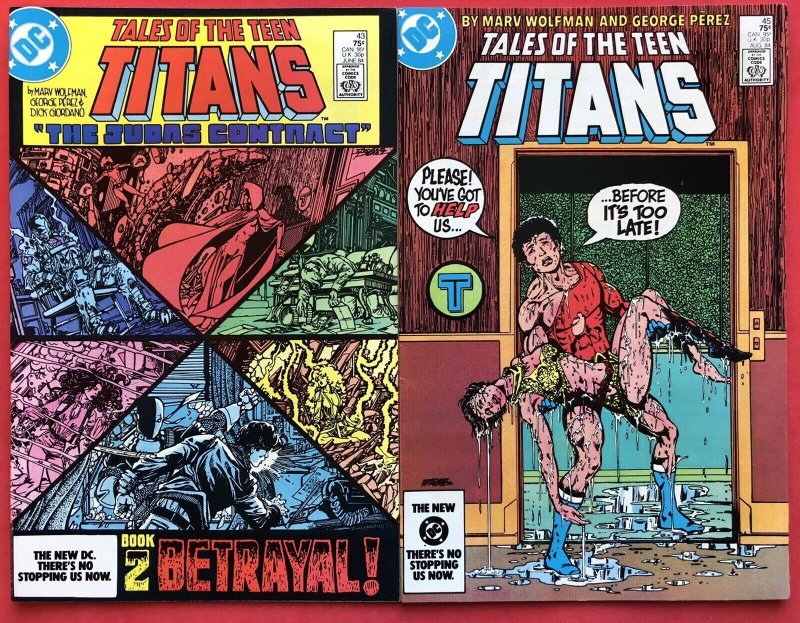 Tales of the New Teen Titans #41-43,45-51,53,54,64,78,79 + Annual #3 No #44