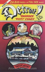 Detroit! Murder City Comix #3 VF/NM ; Slave Labor