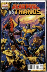 Deadpool vs. Thanos #2 Hildebrandt Cover (2015) Thanos