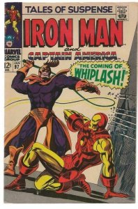 Tales of Suspense #97 ORIGINAL Vintage 1968 Marvel Comics 1st Whiplash