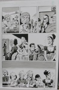 TIGRESS TALES #5 Original Mike Hoffman art, Page #9, Signed, published