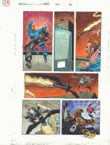 Spectacular Spider-Man #234 p.20 Color Guide Art - Ben Reilly by John Kalisz