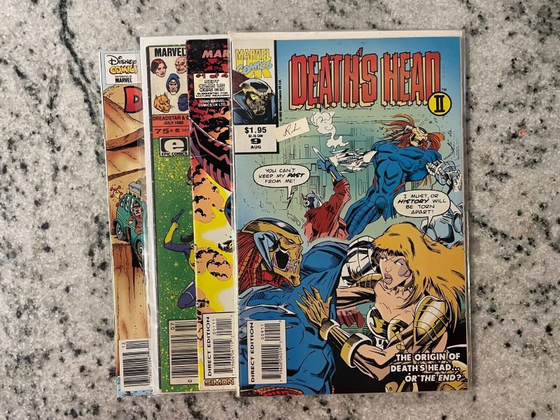 4 Marvel Comics Death's Head 2 9 Dances Demons 1 Dreadstar 1 Donald Duck 29 J970