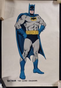 Vintage 1966 Batman The Caped Crusader Pop Art 27 x 41 Poster