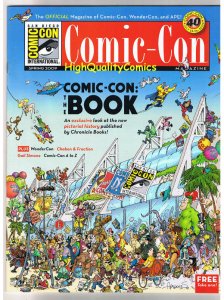 SDCC MAGAZINE for 2009, NM, Sergio Aragones,Wondercon San Diego Comic Convention