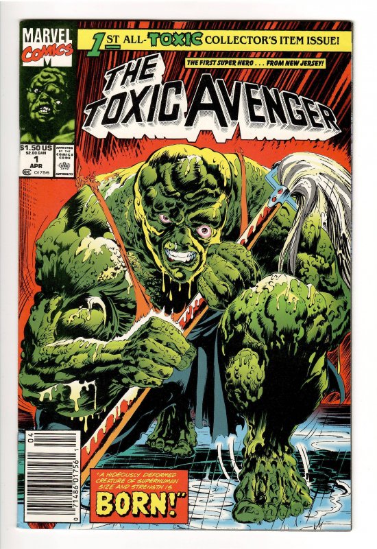 TOXIC AVENGER #1 NM 9.0-9.4;1st APP! KEVIN BACON in MAJOR MOTION PIC! 2022