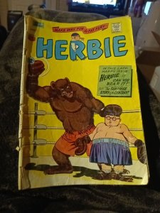 HERBIE #23 SOLID GRADE LAST ISSUE HILARIOUS COVER ACG GEM 1966