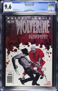 Wolverine #168 (11/01) Graded CGC 9.6
