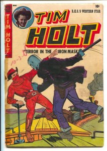 Tim Holt #32 1952-Tim Holt vs Iron Mask-Red Mask & Ghost Rider stories-bondag... 