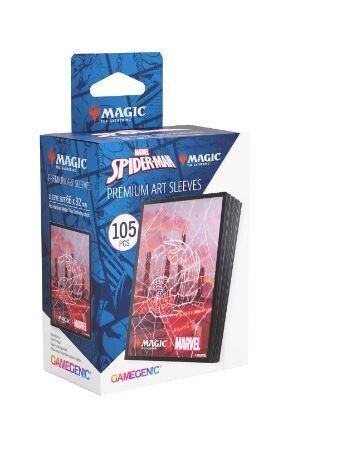 MTG Marvel's Spider-Man Premium Art Sleeves Mountain By Gamegenic