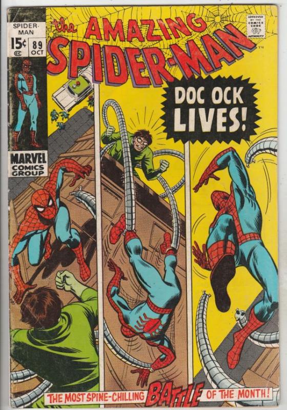 Amazing Spider-Man #89 (Oct-70) FN+ Mid-High-Grade Spider-Man