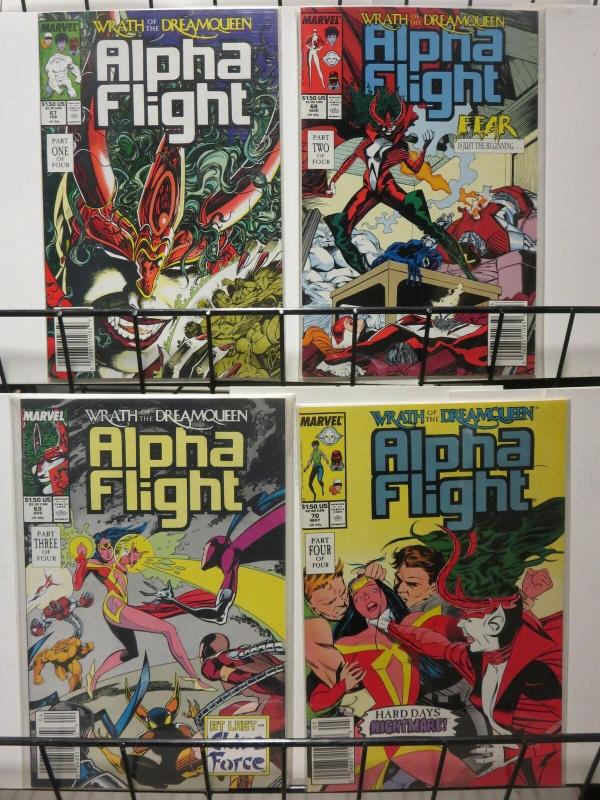 ALPHA FLIGHT 67-70 Wrath Of The Dream Queen complete!